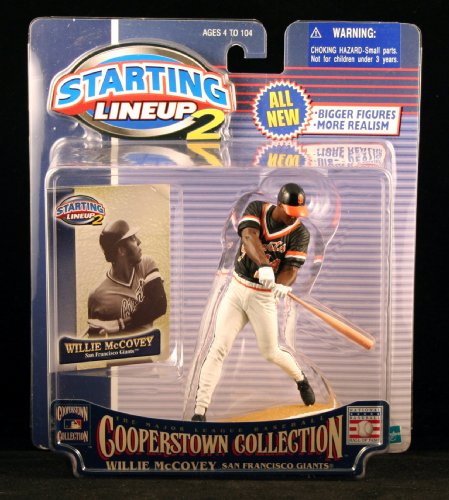 Starting Lineup Willie McCovey / SAN Francisco Giants 2001 MLB Cooperstown Collection 2 Action Figure & Exclusive Trading Card Starting Lineup Willie McCovey / SAN Francisco Giants 2001 MLB Cooperstown Collection 2 Action Figure & Exclusive Trading Card