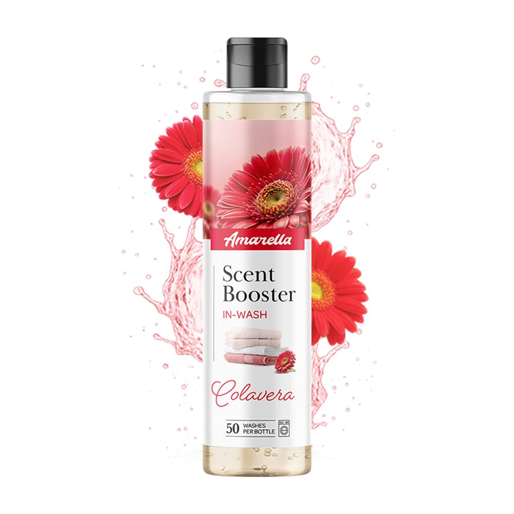 AMARELLA Wäscheparfum Set 6×250 ml - Duftmix Classic Colavera Vanwood Tropicala Floralis Lily Tea - Konzentrat für Textilien, intensiver Wäscheduft, Gesamt 1,5 L (ca. 300 Wäschen)