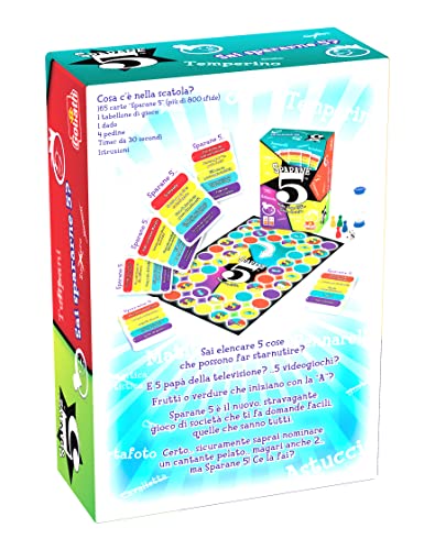 GOLIATH Sparane 5, Name 5, 926349.006 Board Game, Card Game and Questions for the Family Ages Twelve and Up, Multicoloured, 926349.006 - Image 2