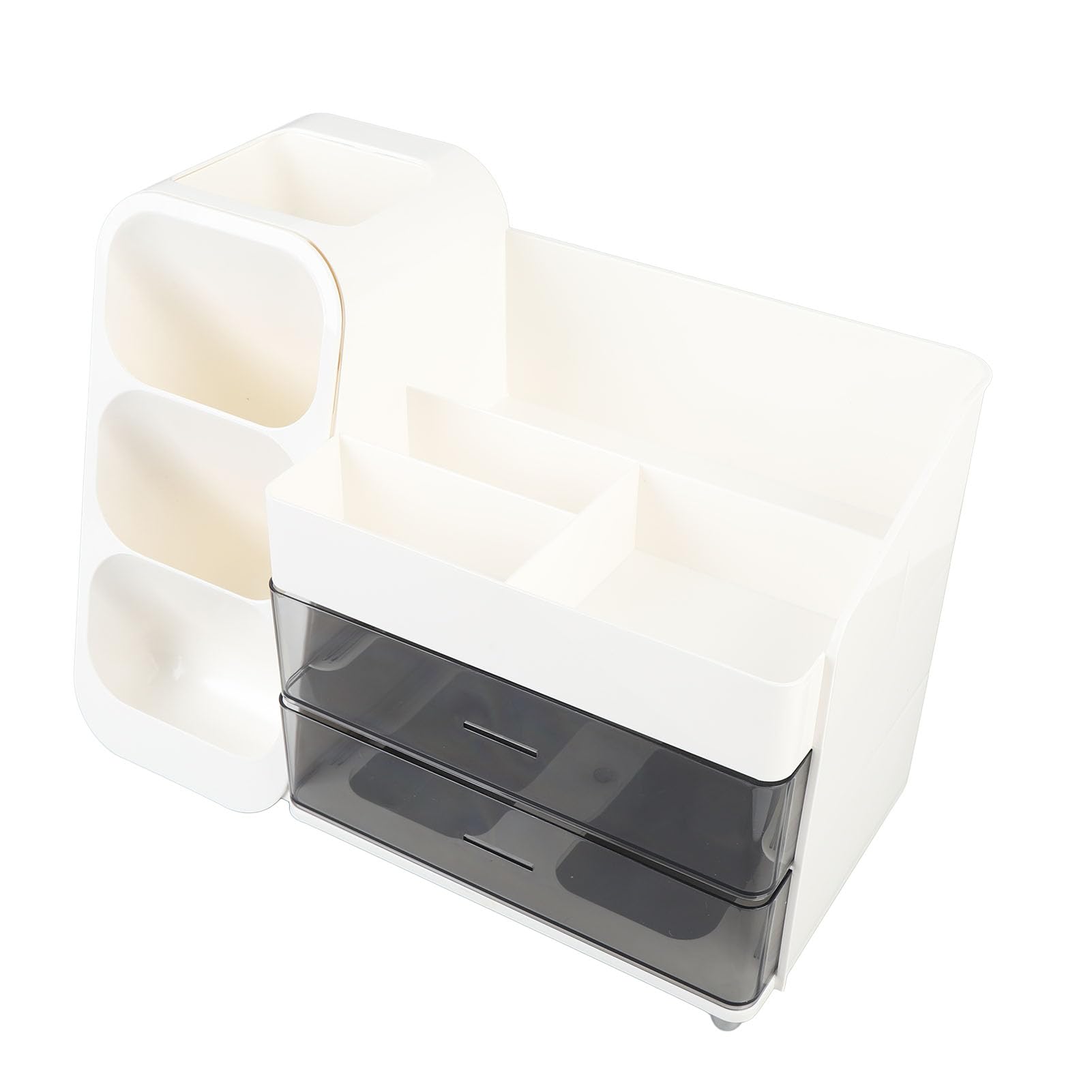 Organizador de Maquillaje, Vitrina de Cosméticos Multicapa de Gran Capacidad con Compartimentos Transparentes para Lápices Labiales, Herramientas de Maquillaje para el Cuidado de