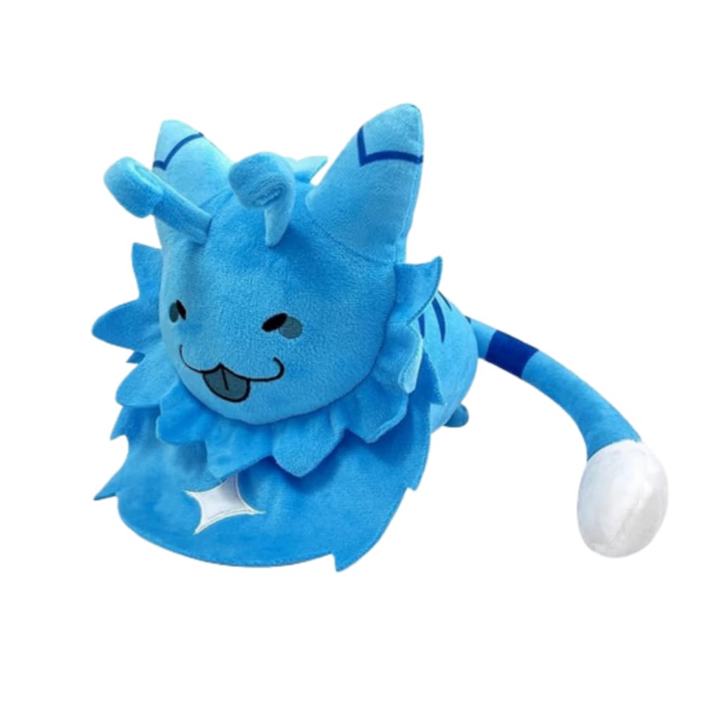 XIYUAN 22cm Gnarpy Plush Toy,Regretevator Gnarpy Stuffed Animals Toy,Regretavator Gnarpy Cat Plush Doll Toy,Cute Soft Stuffed Animal Doll Plushies for Boys Girls Game Fans Gift (Blue)