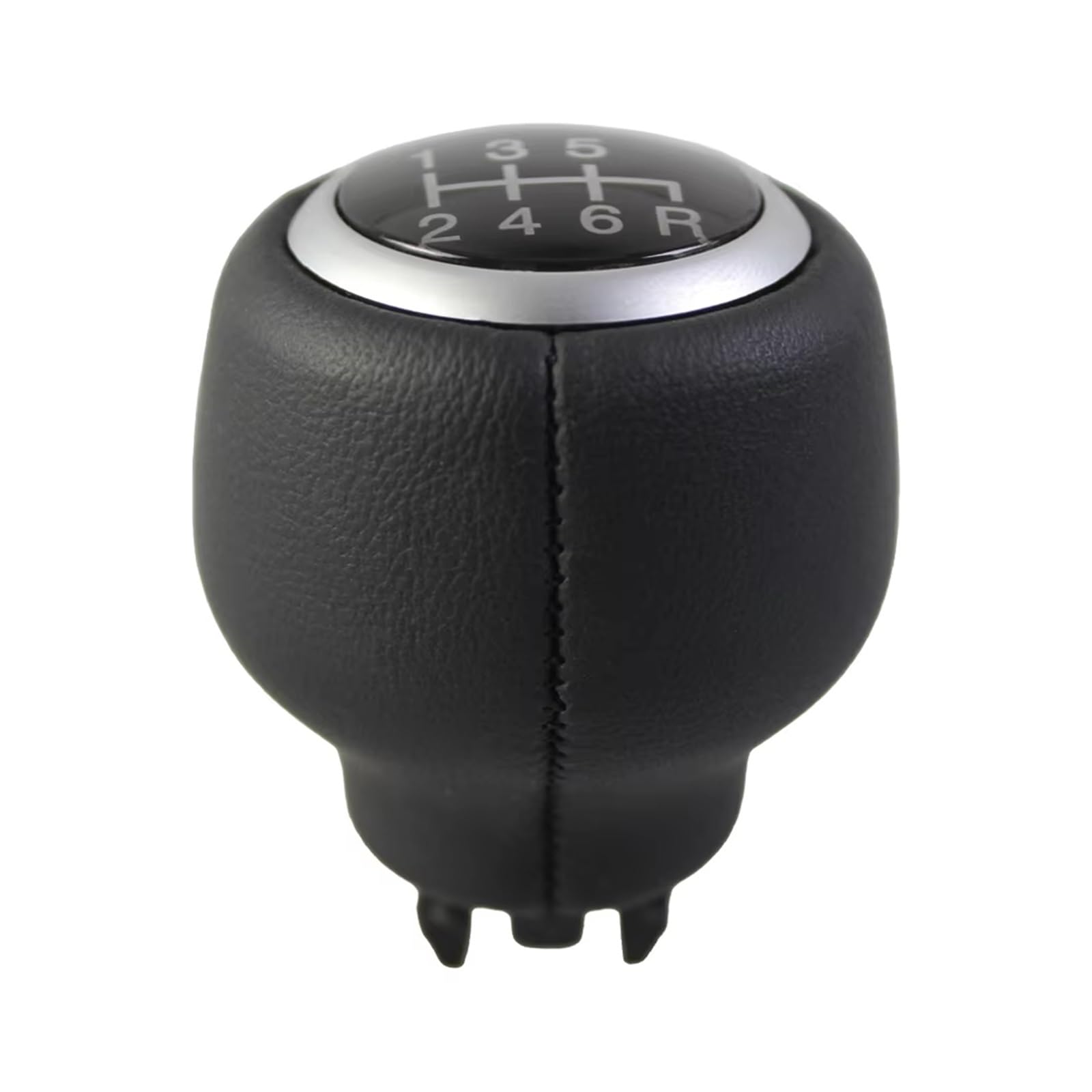 Xkoehxj Leather Knob Car Gear Shift Knob 54102-Tba-L02zb For Civic 2016-2019 6 Speed Gear Shifter Knob Lever Change Handle Gearbox Boot Cover(Leather Knob)