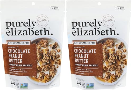 Image of Purely Elizabeth, Granola Nut Butter Chocolate, 10 Ounce (Pack of 2)
