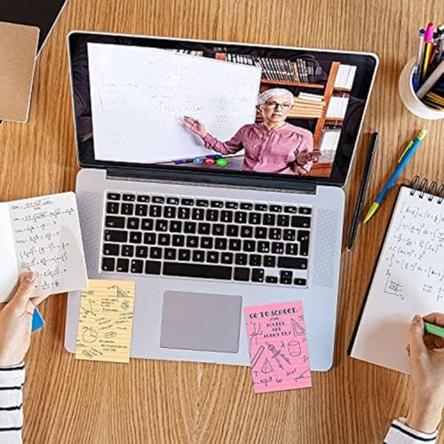 Image of Peeplvalue Self Stick Note Pad 500 Pcs Sticky Notes Pad of 4X6 Inches neon Color-Size:100X150 mm Ruled Fluorescent Paper Self Adhesive and Removable Sticky Notes