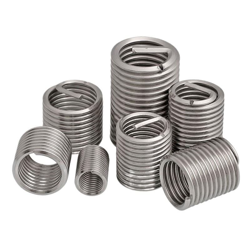 Inserto de reparación roscas, 50 piezas M12, casquillo tornillo, insertos alambre x 1,5 2, D, inserto rosca, manguito acero inoxidable A2