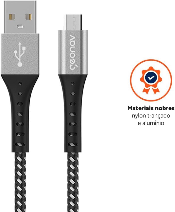Review Geonav Cabo USB-A para Micro USB: Durabilidade e Velocidade Que Impressionam! 11 51zU8o