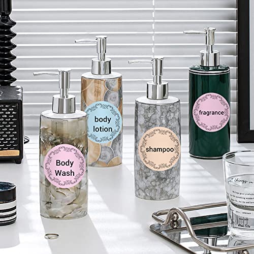 M110 Round Labels, Self-Adhesive Thermal Paper, Phomemo M110 Color Label Compatible With M110 M120 M200 M220 Label Printer, Black Text On Pink, Blue, Khaki, 1.96"X1.96 (50X50Mm), 420 Stickers #TOP5