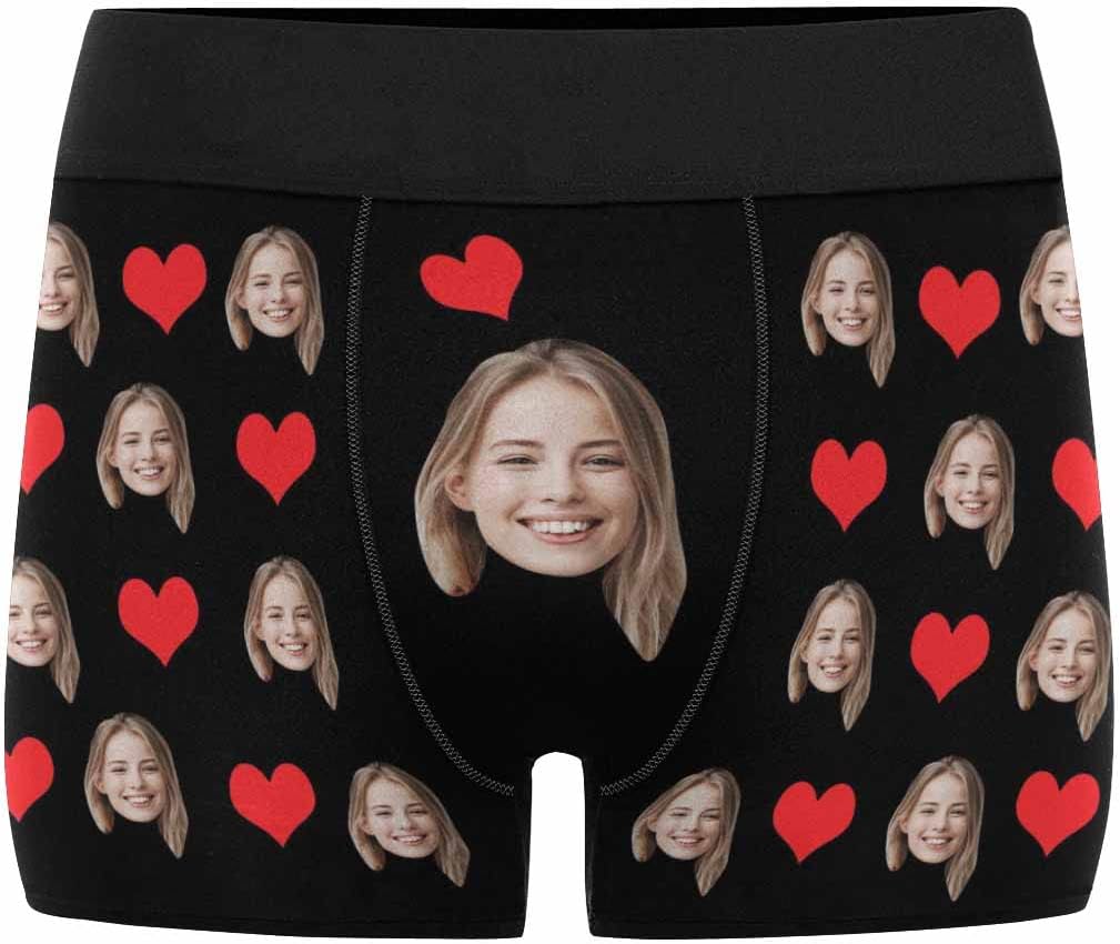 Custom Face Boxers Personalized Face Boxer for Men