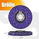 125mm CSD Scheibe Schleif Scheibe, 5 Stück Lila Reinigungsscheibe Set, CSD Scheibe Bohrmaschine, Schleif Scheibe Nylongewebescheibe Clean Strip Disc für Bohren Rollenschleifscheibe