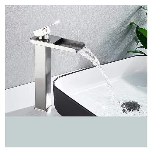 Robinet de lavabo chrome C mitigeur de salle de bain ergonomique