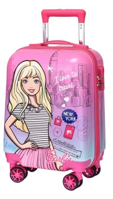 Image of ADSON Abs Kids Trolley 360 Rotating Luggage 360 Degree Wheels Non-Breakable 16 Inch Kids Hardsided Suitcase with 4 Wheels, 360 Degree Wheel Travel Trolley Bag (Design 25)