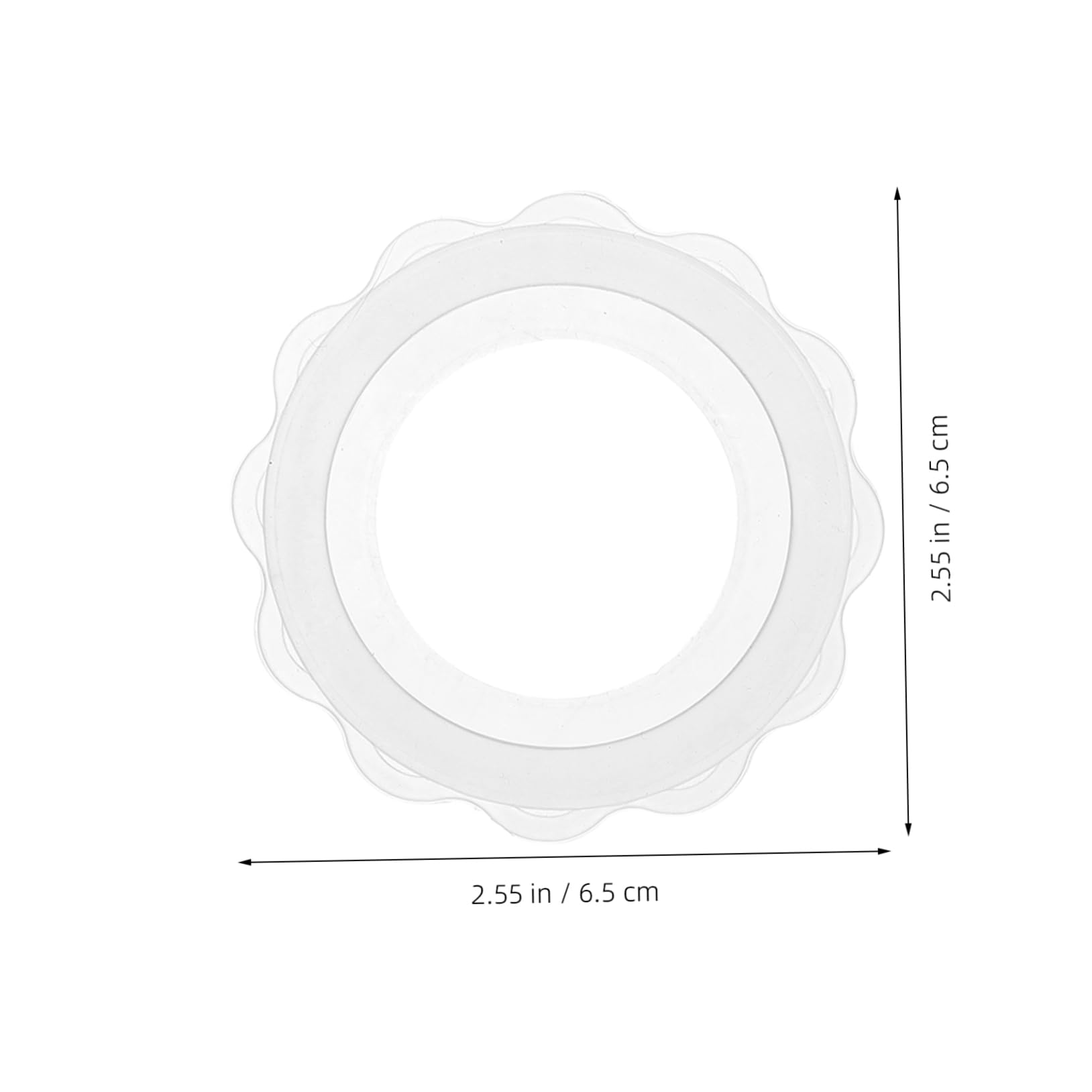 SUPVOX Silicone Nursing Ring 5pcs Anti-Friction Non-Slip Sweat-Resistant Breastfeeding Cups Essential for Breast Protection