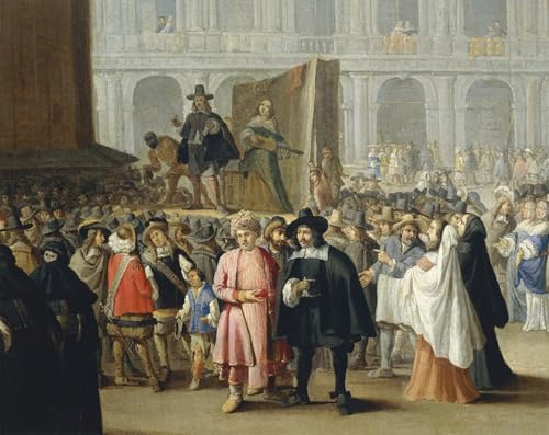Toile Pietro Longhi Carnaval Place Saint Marc - Affiche Impression Murale 60x90cm