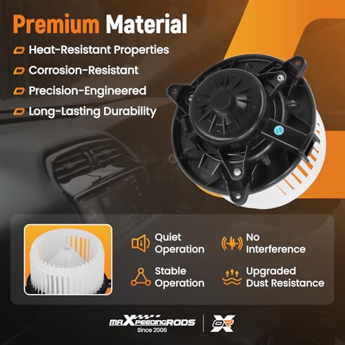 Image of maXpeedingrods HVAC Heater Blower Motor with Fan Cage 700269 Fits for Buick Lacrosse 2010-2016 Regal 2011-2017, for Chevy Cruze 2011-2015 Cruze /Malibu Limited 2016 Malibu 2013-2015# PM9375 22956040