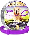 Toldi Flea Treatment for Dogs, Dog Antiparasitic Collar, Adjustable Dog Flea Collar, 8 Months of Tick Protection for Puppies, Lice and Tick Repellent Collar