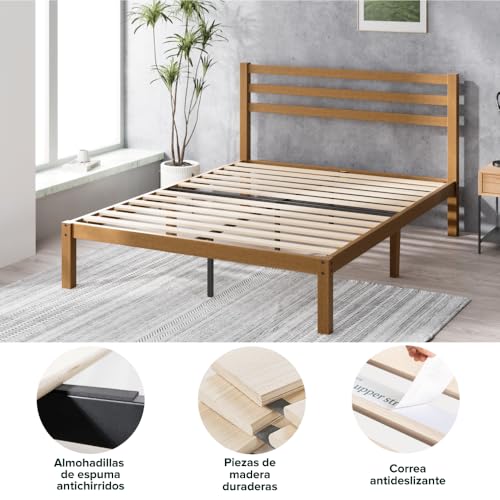 Reviews de Bases para Cama de Madera Economicas más recomendados. 9 Imagen adicional