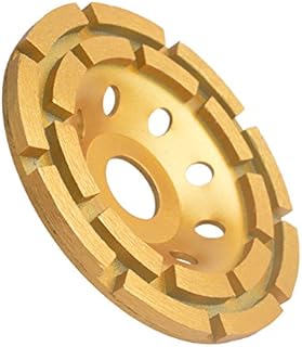 Gunpla 115mm x 22,2mm 4.5 inch Diamond Grinding Disc Double Row Abrasive Cup Wheel Segment Grinder for Concrete Granite Stone Masonry Marble Plastering Removal