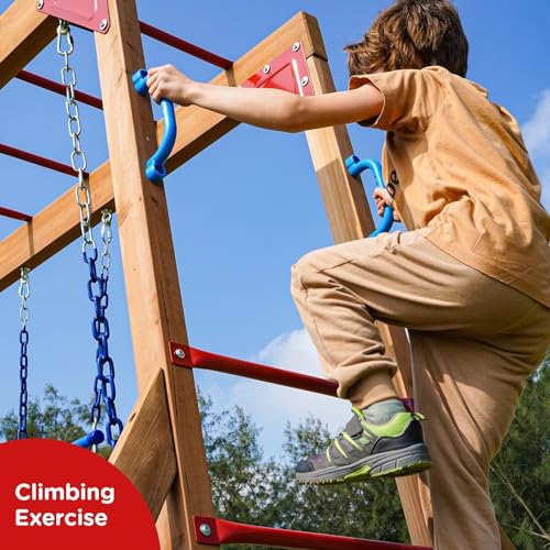 Dolphin Playground T Dolphin Playground Wood Swing Sets For Backyard With Monkey Bar thumb #4
