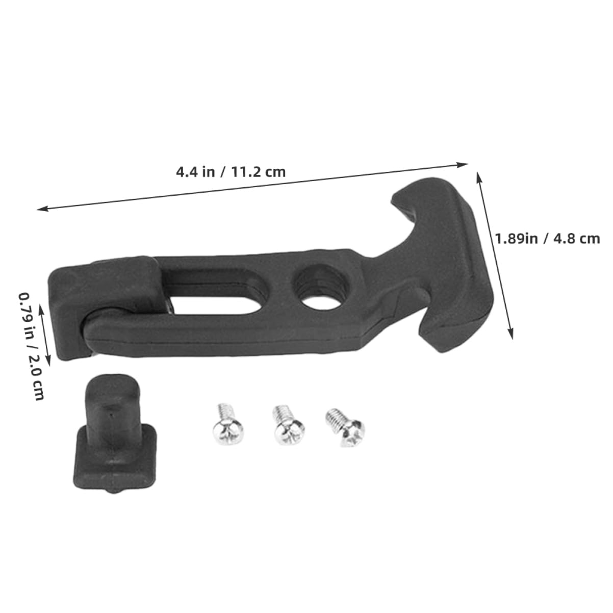 OSALADI Rubber Latch T-Handle Replacement for Car Hood Engine Hood Latches Tool Box