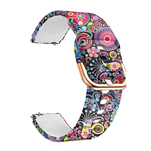 Bande de montre 18mm Garmin Venu 2S silicone bracelet Vivoactive 4s couleur KQ
