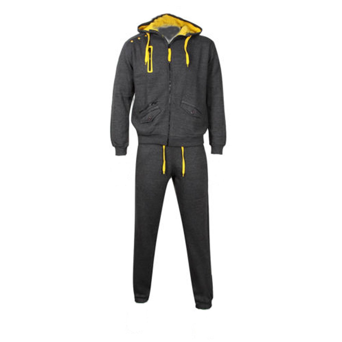 Juicy Trendz® Mens Tracksuits Hooded Zipper Jogging Gym Activewear 2 Piece Set