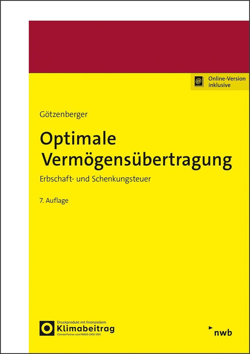 Optimale Vermögensübertragung: Erbschaft- und Schenkungsteuer.