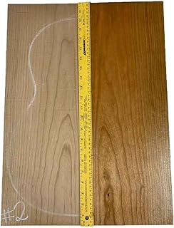 Cherry Bookmatched Guitar Drop Tops 21" x 7" x 1/4"
