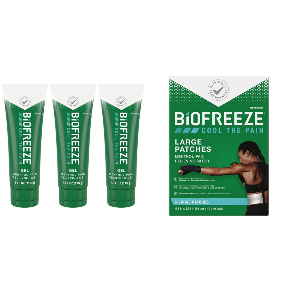 Biofreeze Pain Relief Gel, 4 oz. Tube (Packaging May Vary)