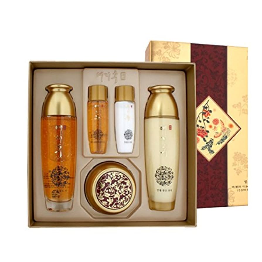 新品未使用 韓国コスメ　7点セット ゴールドラベル Amazon | [韓国コスメYEZIHU]99.9% Pure Gold Skin Care Set