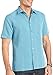 Van Heusen Men's Short-Sleeve Rayon Poly Striped Shirt