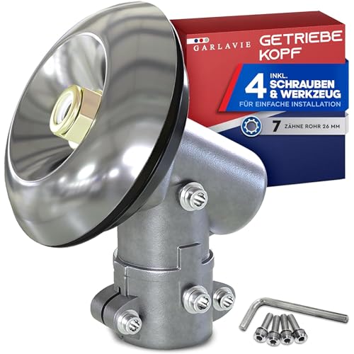 Garlavie - Universelles 7-Zahn-Kegelgetriebe 26mm Ersatzteile für Freischneider, rasentrimmer ersatzteile, Trimmerkopf Stihl und mehr
