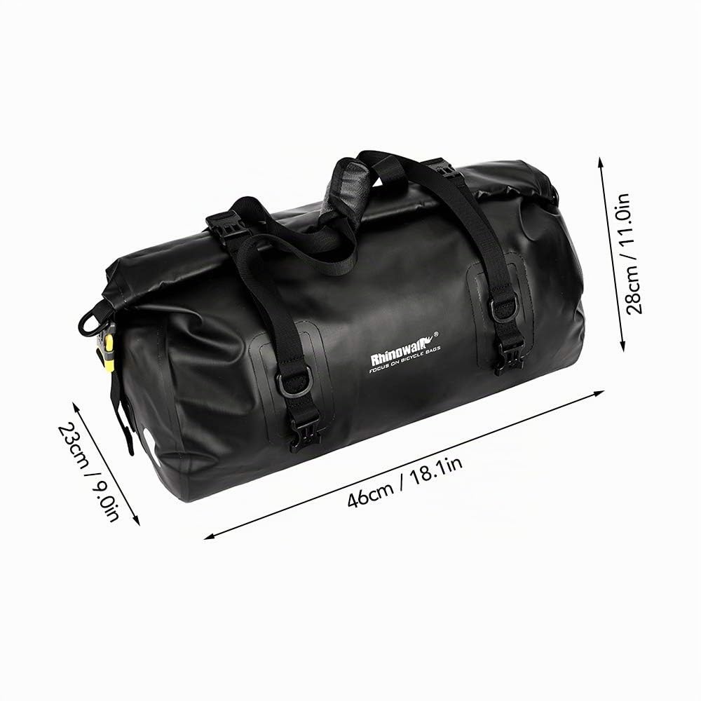 20L wasserdichte Reisetasche Multifunktionales Fahrrad Fahrrad Rücksitz Kofferraumtasche Fahrradträger Packtasche Outdoor Camping Bootfahren Kajakfahren Travelling Beach,Bike Trunk Bag