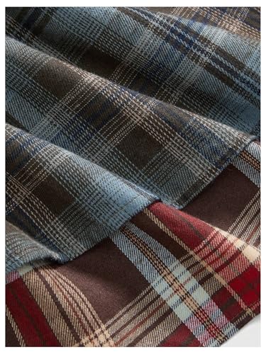 Verdusa Women's Grunge Colorblock Plaid Ruffle Skirt Y2K Tiered Layered Belted Skirt with Strap4