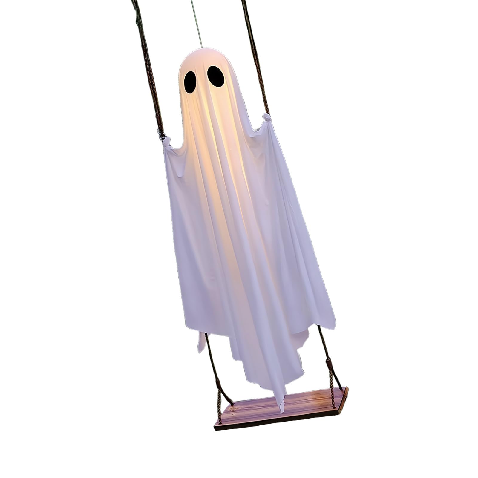 carotoe Halloween Cloth Specters Swinging Charm Swing Phantoms Figure Halloween Hanging Decors for Kids Family Enjoyment Cloth Swing Specters Statue