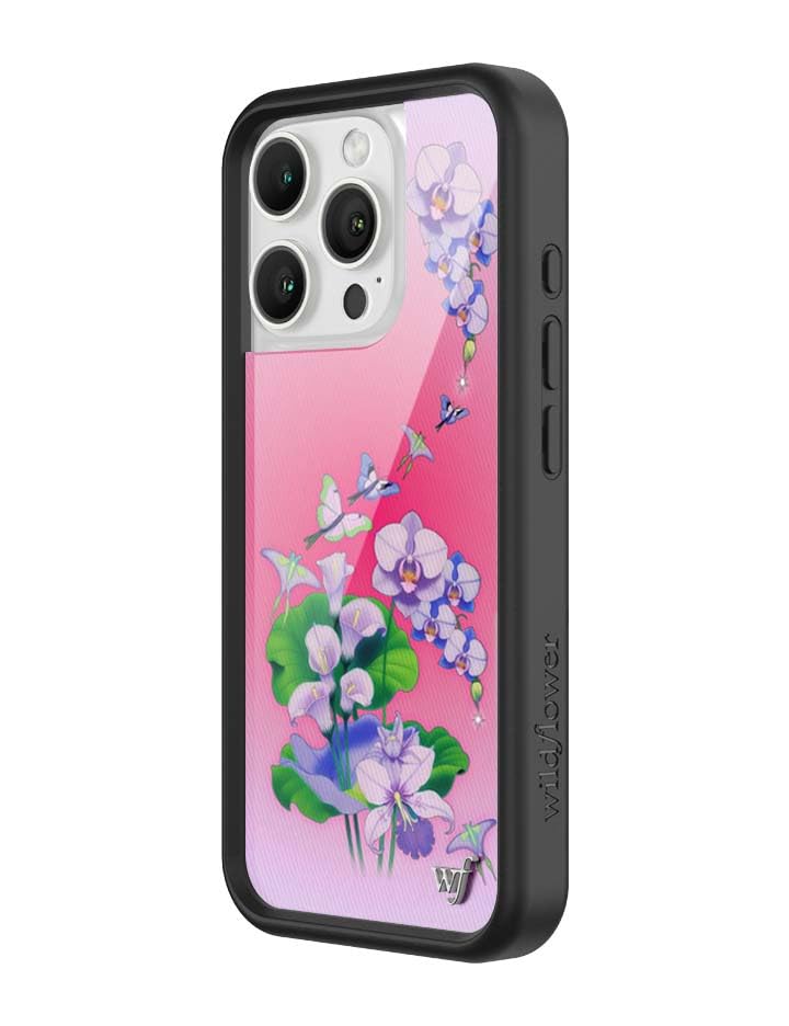 Image of Wildflower Cases - iPhone 16 Pro Compatible - Butterfly Dreams | Impact-Certified 6.5 ft Drop Protection Case, Raised Protective Bumper, Cute Aesthetic Design, Women-Owned Small Business