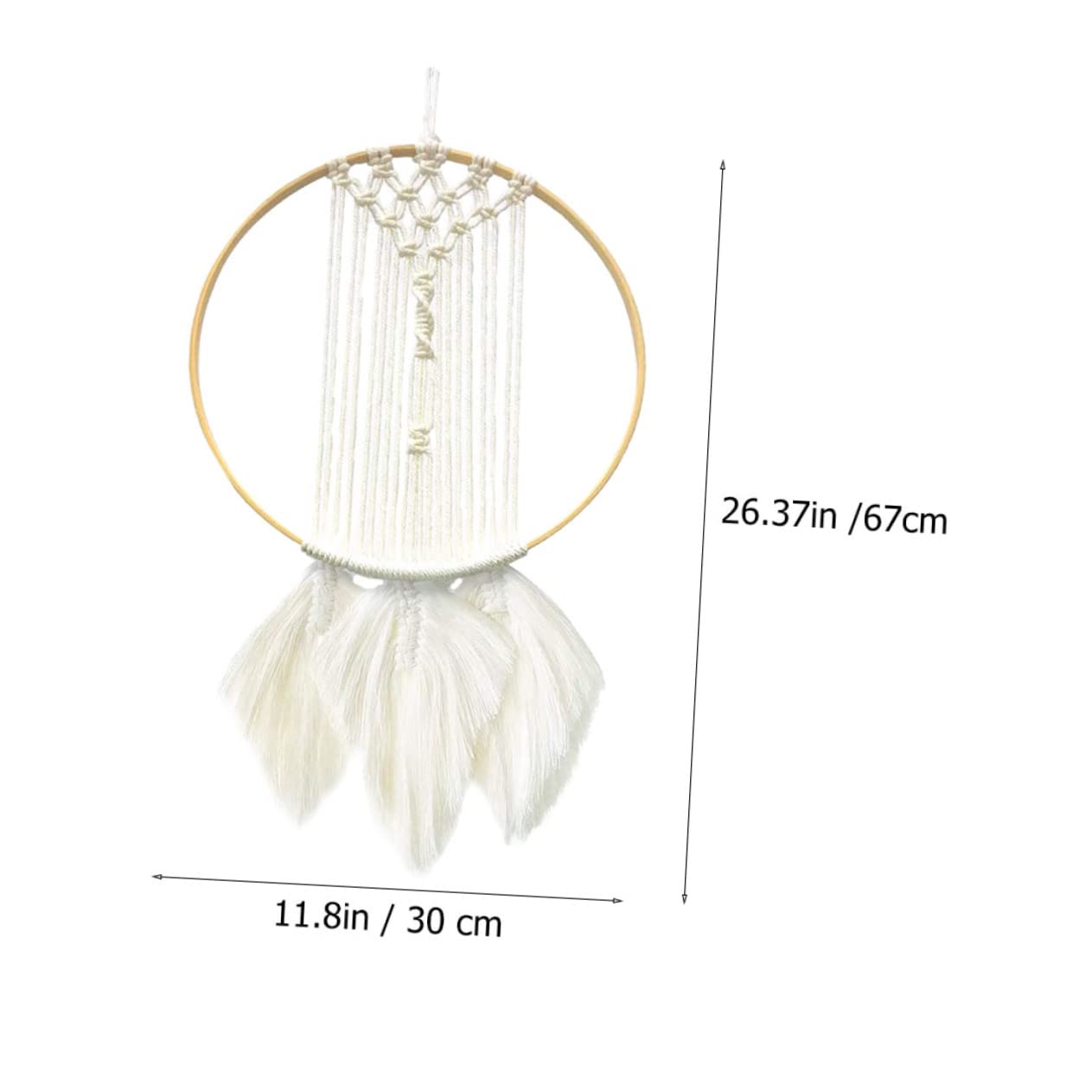 Mobestech 2stücke Boho Dreamcatcher Wanddeko Handgemachte Wandgestaltung Für Schlafzimmer Und Kinderzimmer Für Besondere Anlässe Leicht Und Fängt Gute Träume