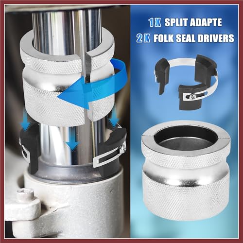 Image of Adjustable Fork Seal Driver 35mm-45mm Motorcycle Dirt Bike Fork Seals Tool for Harley Davidson for Suzuki for Kawasaki for Yamaha for Honda Replace Parts