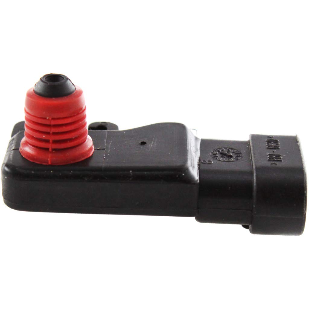 MAP Sensor For GMC Canyon 2004-2006 | 3-Prong Post Male Terminal, 1 Female Connector | Also Fits Chevy Corvette & Malibu - View #11
