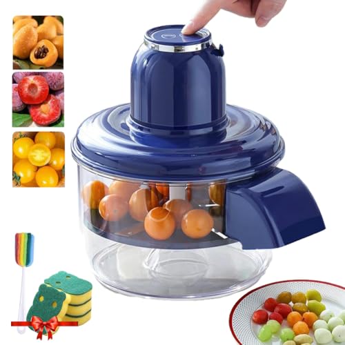 Sbucciatrice elettrica automatica per uva, pela aglio leggero e flessibile, ricaricabile, professionale, regolabile, per frutta, verdura, patate, agrumi, strumento facile da pulire con ergonomia