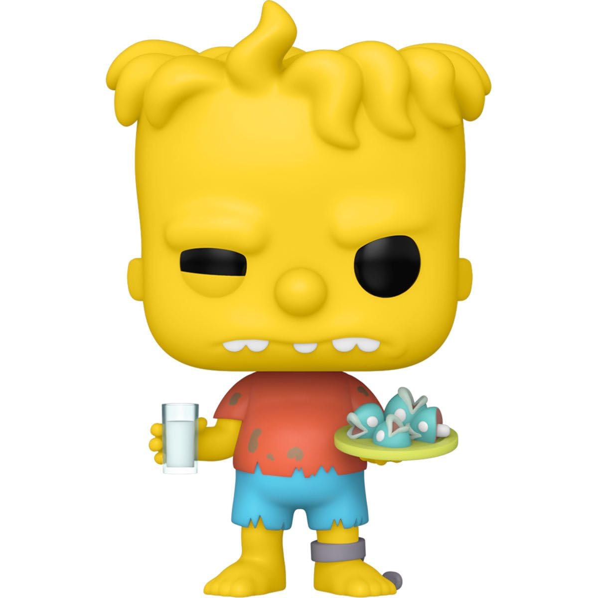 POP The Simpsons: Treehouse of Horror - Hugo Simpson (Twin Bart) Funko Vinyl Figure (Bundled with Compatible Box Protector Case), Multicolor, 3.75