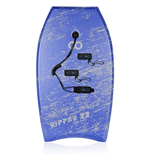 WOOWAVE Bodyboard con fascia in pelle Coiled Wrist...