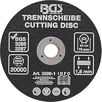 BGS 3286-1 | Trennscheibe | Ø 75 x 1,8 x 9,7 mm | passend für Druckluft-Trennschneider 3286 / 3287