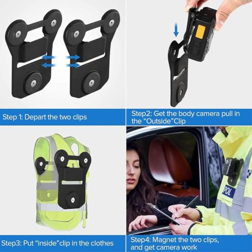 Clip magnético para cámaras BOBLOV KJ21 N9 PD70 WA7D 7