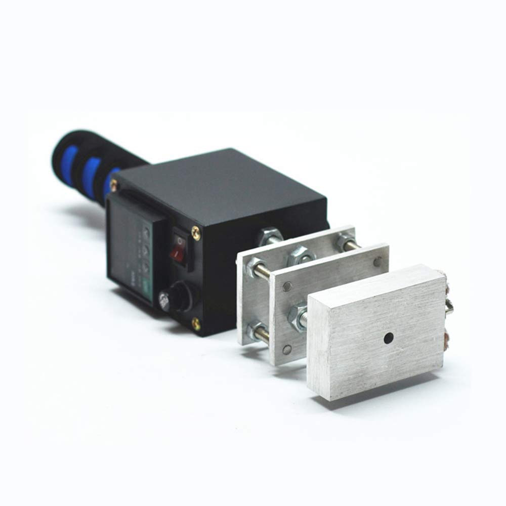 LeTkingok Hot Foil Handheld Stamping Machine Manual Logo Leather Printer Creasing Marking Branding Tool (10X13cm)