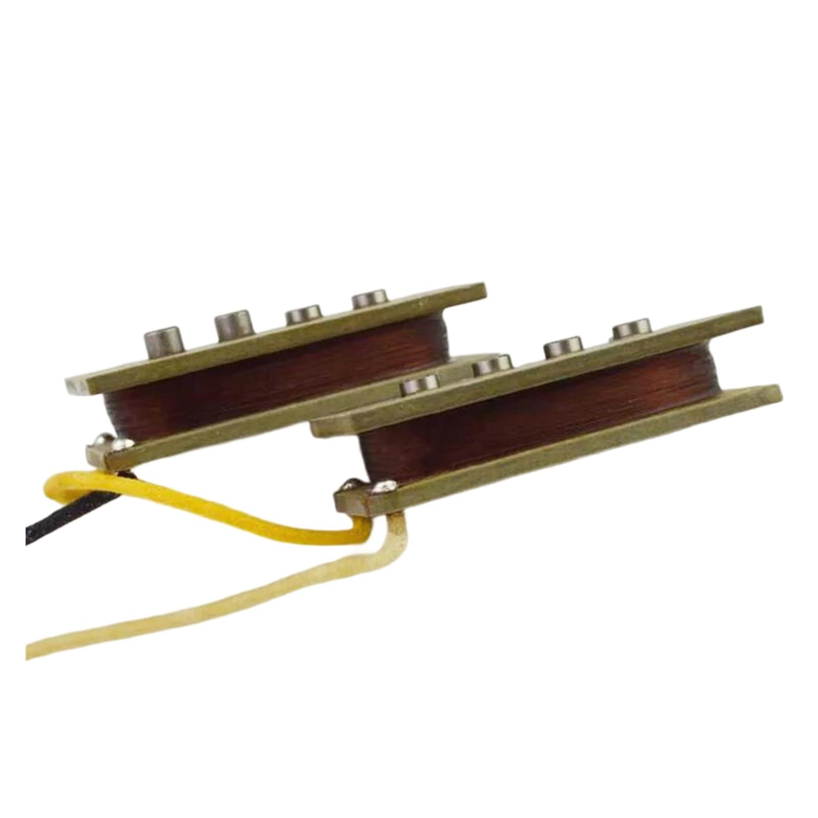 Przetwornik Gitary Elektrycznej 4 Strunowy Przetwornik W Stylu Retro Z Pojedynczą Cewką I Szarą Podstawą Alnico 5 10.8 K Odpowiedni Do Basu Elektrycznego