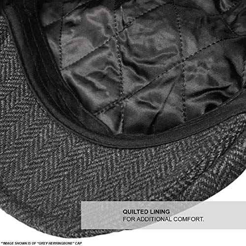 TOSKATOK-Casquette-Plate-en-Tweed-pour-garcons-Taille-Unique