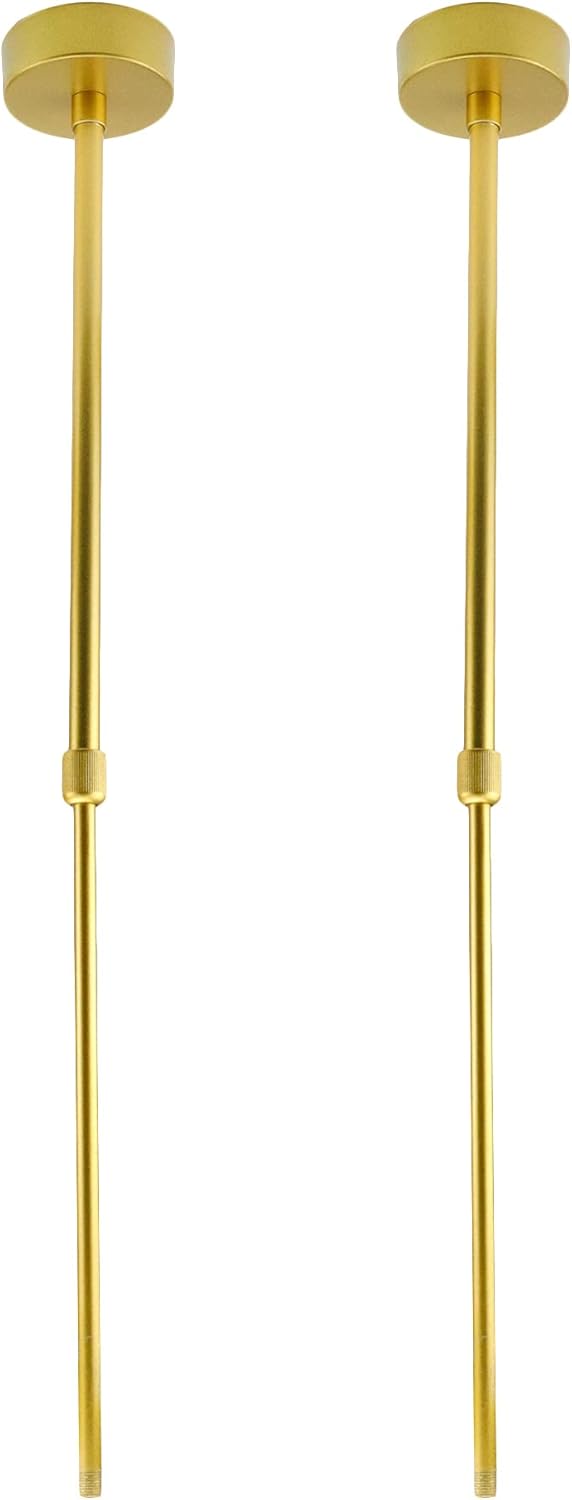 MY MIRONEY 2 Sets Pendant Light Fixture Extension Rod with Canopy Plate