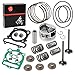 Top End Repair kit Piston + Ring & Intake Exhaust Valve Seal Spring Gasket For YAMAHA 350 Raptor Warrior Grizzly Big Bear Wolverine Bruin 350
