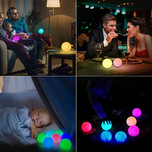 Floating-Pool-Light-Ball-RGB-Color-Changing-Bath-Hot-Tub-Light-IP68-Waterproof-Orb-Light-up-Ball-for-Kids-Gift-Glow-Led-Pool-Ball-Lights-for-Hot-TubPondBathtubSpa-Decor-Outdoor-Indoor2PCS Floating-Pool-Light-Ball-RGB-Color-Changing-Bath-Hot-Tub-Light-IP68-Waterproof-Orb-Light-up-Ball-for-Kids-Gift-Glow-Led-Pool-Ball-Lights-for-Hot-TubPondBathtubSpa-Decor-Outdoor-Indoor2PCS