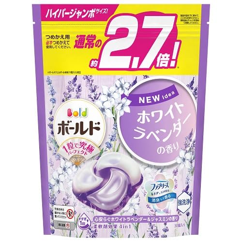 Amazon.co.jp: P&G ボールド ジェルボール 4D 心安らぐホワイト